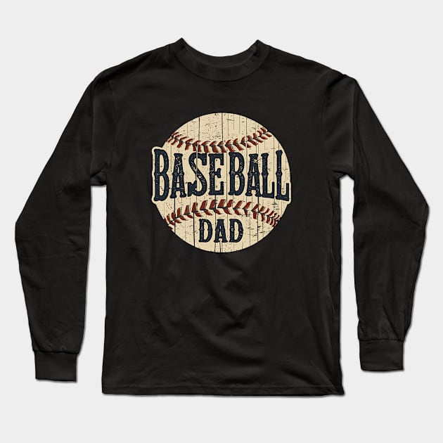 Baseball-dad Long Sleeve T-Shirt by Funny sayings